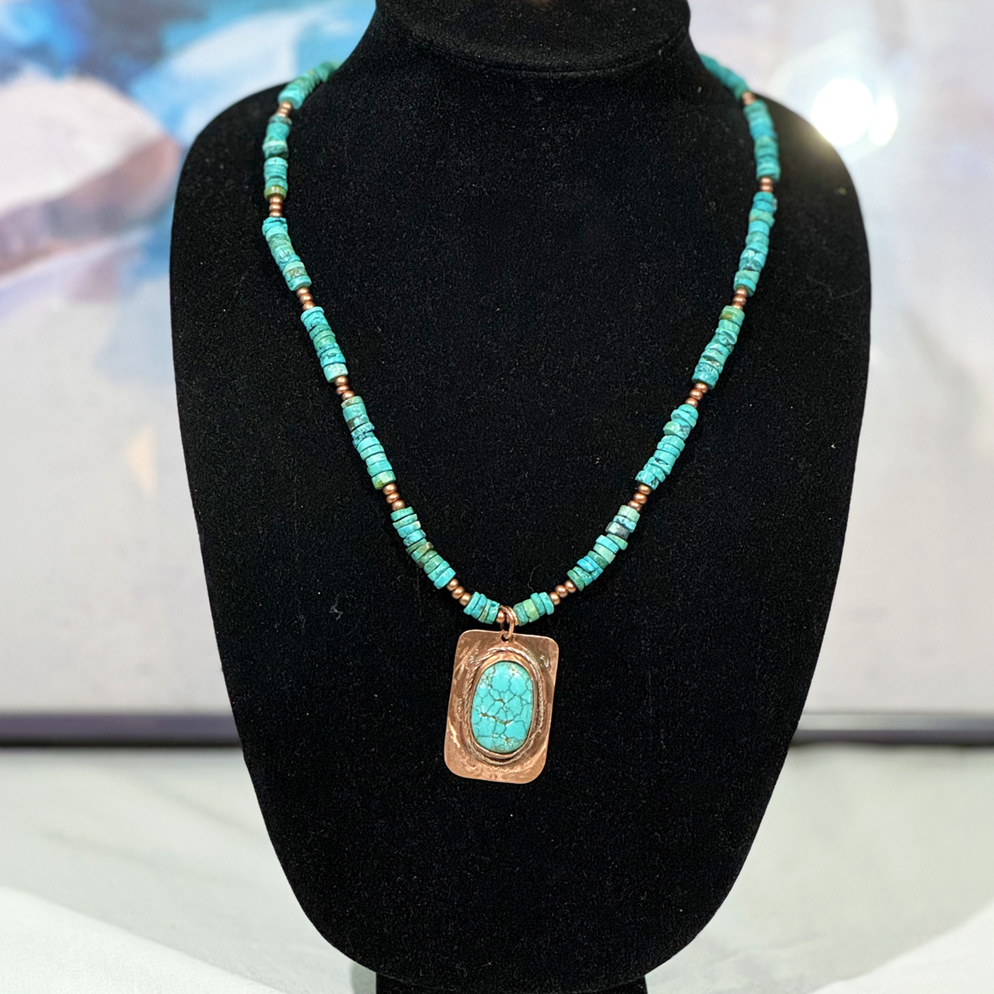 TURQUOISE COPPER NECKLACES