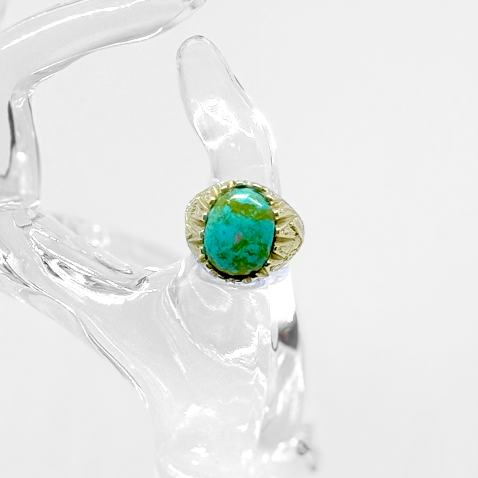 TURQUOISE MANS RING