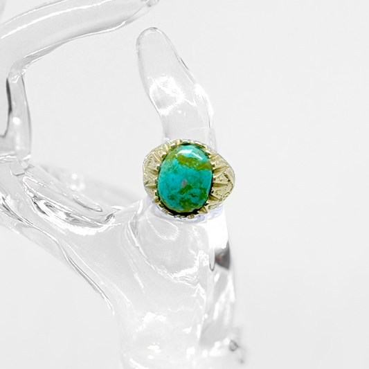 TURQUOISE MANS RING