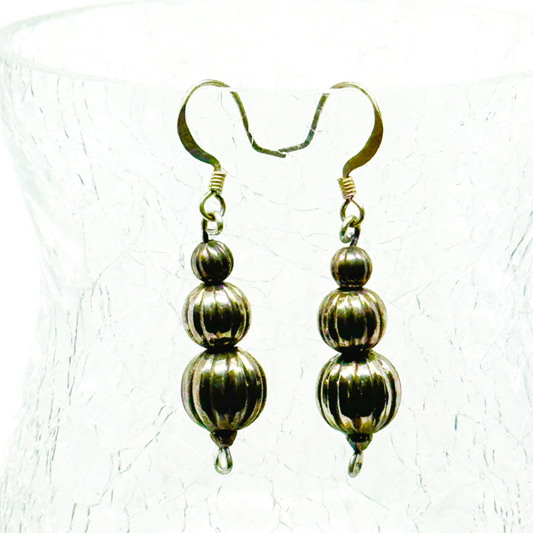 THREE BEADS EARRINGS